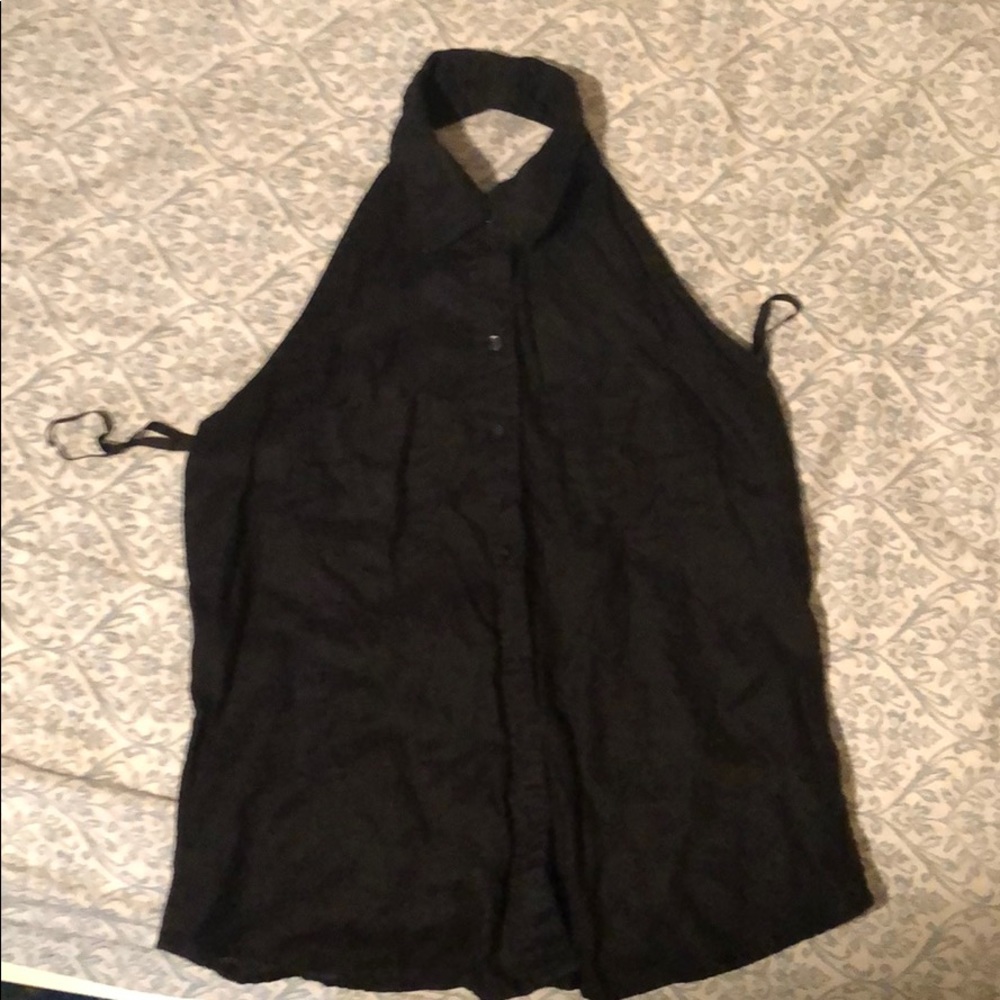 Summertime halter button-up